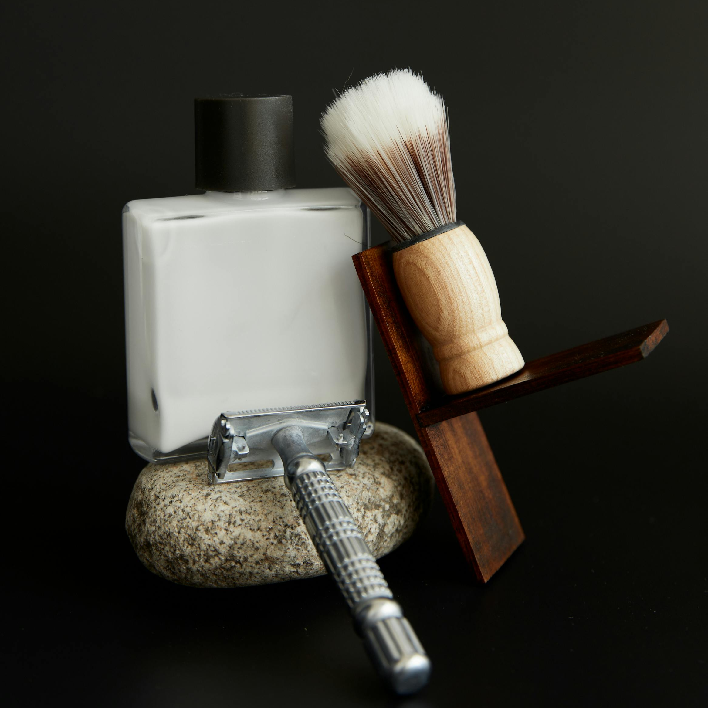 A range of male shaving products